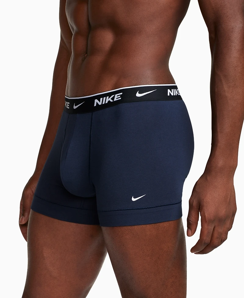 Nike Men's 3-Pack Dri-fit Essential Cotton Stretch Trunk