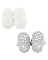 Hudson Baby Boys Unisex Cozy Animal-Inspired Fleece Footwear Duo
