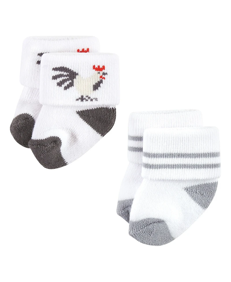 Hudson Baby Boys Unisex Bulk Pack of Soft Terry Socks