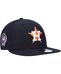 Men's New Era Navy Houston Astros 9/11 Memorial Side Patch 59Fifty Fitted Hat