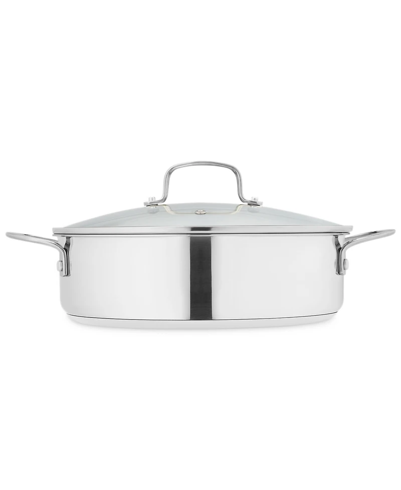 The Cellar Stainless Steel 5-Qt. Covered Everyday Pan, Exclusively at Macy's