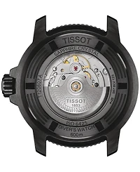 Tissot Men's Seastar 2000 Professional Powermatic 80 Automatic Two-Tone Rubber Strap Watch 46mm