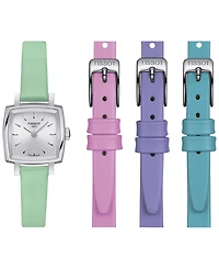 Tissot Women's Lovely Summer Interchangeable Leather Strap Watch 20mm