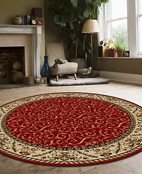 Closeout! Km Home Pesaro 5'3" x 5'3" Round Area Rug
