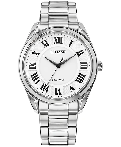 Citizen Eco-Drive Women's Arezzo Stainless Steel Bracelet Watch 35mm