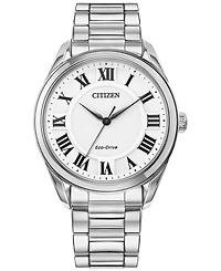 Citizen Eco-Drive Women's Arezzo Stainless Steel Bracelet Watch 35mm