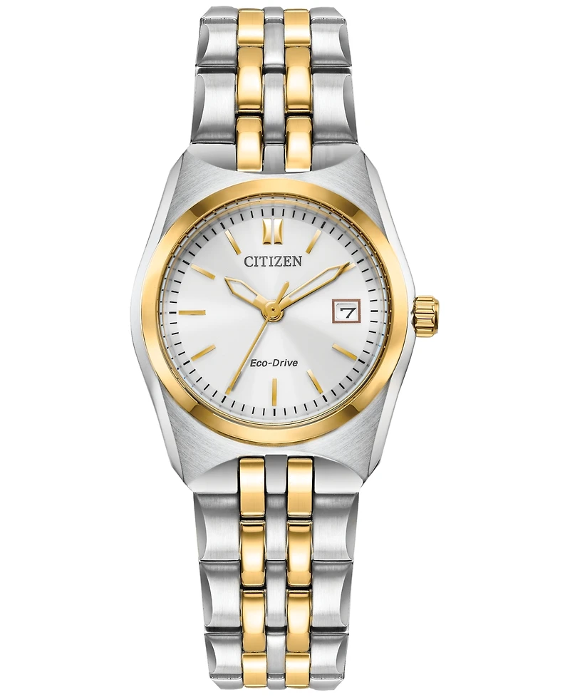 Citizen Eco-Drive Women's Corso Two-Tone Stainless Steel Bracelet Watch 28mm