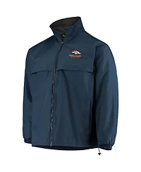 Men's Dunbrooke Navy Denver Broncos Triumph Fleece Full-Zip Jacket