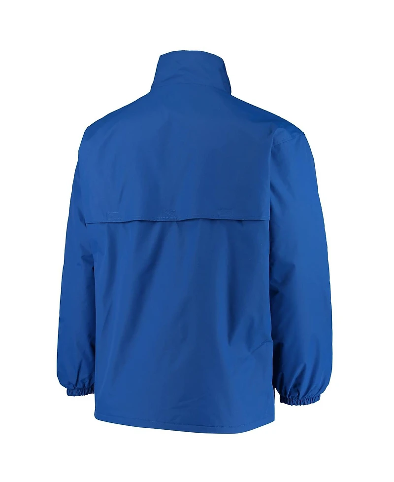 Men's Dunbrooke Royal New York Giants Triumph Fleece Full-Zip Jacket