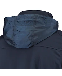 Men's Dunbrooke Navy Chicago Bears Circle Zephyr Softshell Full-Zip Jacket