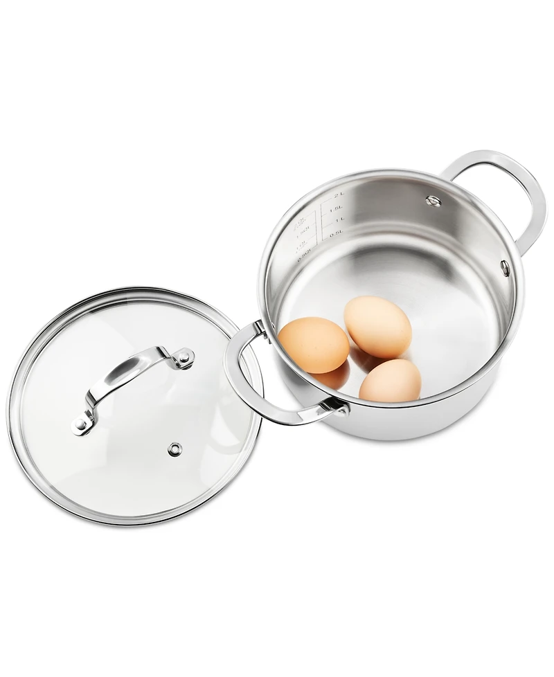 The Cellar Stainless Steel 2.5-Qt. Covered Sauce Pot, Exclusively at Macy's