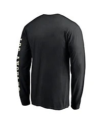 Men's Fanatics Black Los Angeles Rams 2021 Nfc Champions Vintage-Like Long Sleeve T-shirt