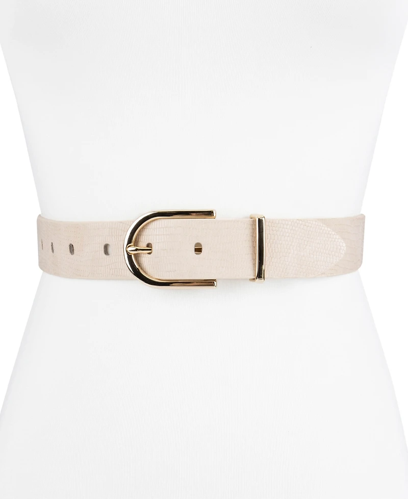 Calvin Klein Women's Rounded Buckle Trouser Pant Dress Belt