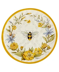 Certified International Bee Sweet Melamine Plate Set