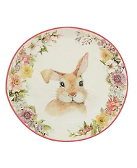 Certified International Easter Garden 8.5" Assorted Dessert Plates, Set of 4