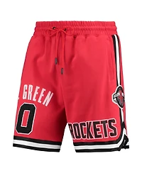 Men's Pro Standard Jalen Green Red Houston Rockets Player Replica Shorts