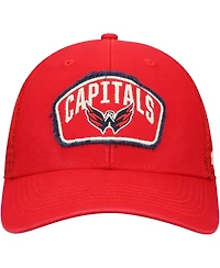 Men's '47 Red Washington Capitals Cledus Mvp Trucker Snapback Hat