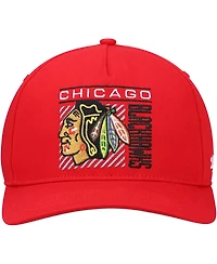 Men's '47 Red Chicago Blackhawks Reflex Hitch Snapback Hat