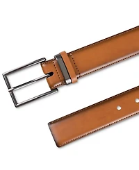 Alfani Men's Burnished Edge and Metal Loop Dress Belt, Created for Macy's
