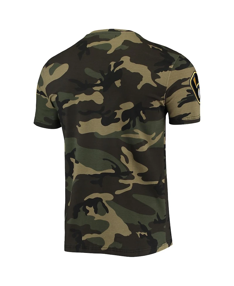 Men's Camo Milwaukee Brewers Team T-shirt
