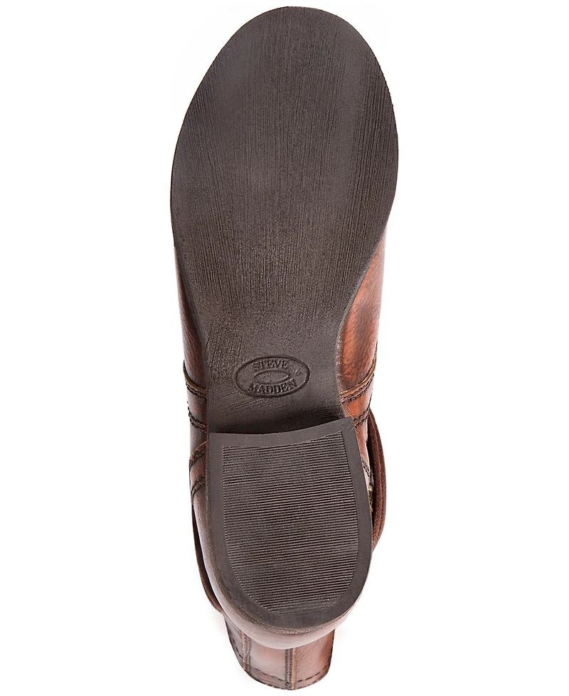 Steve Madden Women's Troopa Lace-up Combat Boots