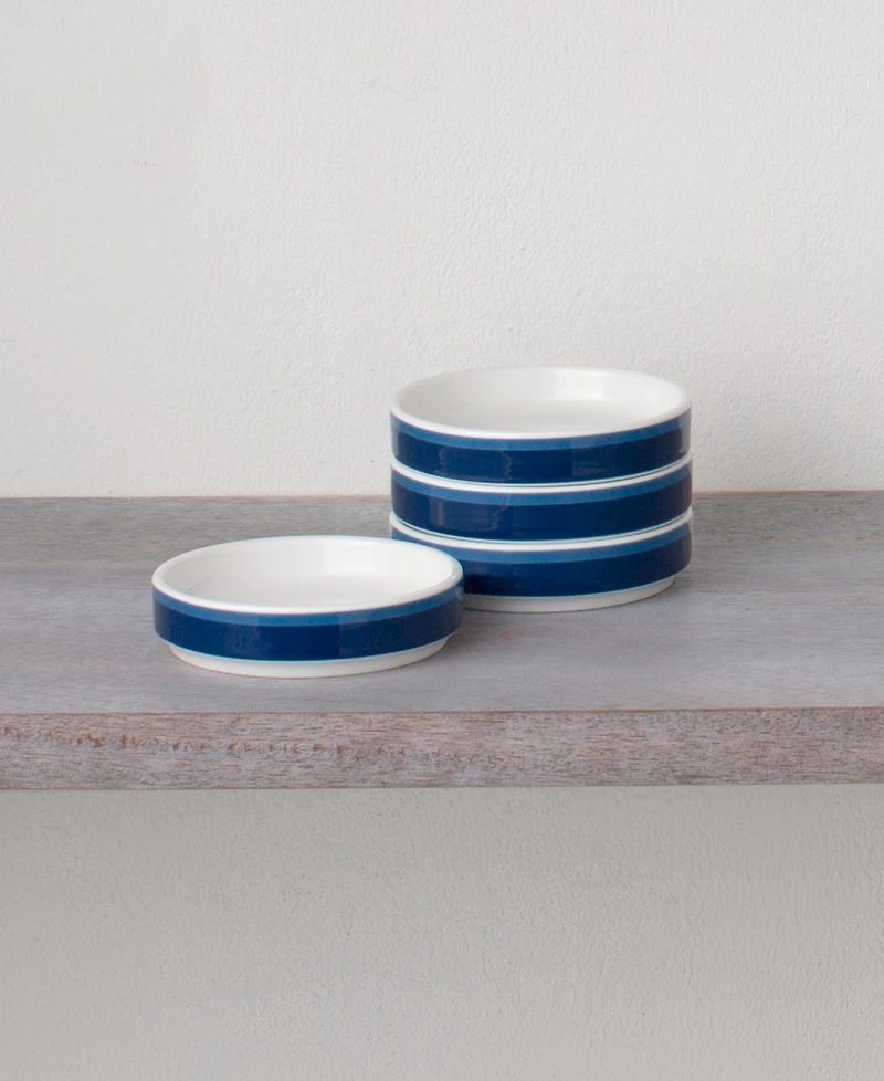 Noritake ColorStax Stripe Mini Plates, Set of 4