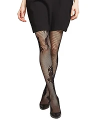 Natori Women's Dragon Toss Patterned Net Tights