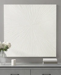 Madison Park Signature Sunburst Resin Dimensional Palm Box