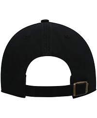 Men's '47 Black Baltimore Orioles Logo Cooperstown Collection Clean Up Adjustable Hat