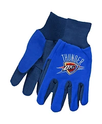Men's and Women's WinCraft Oklahoma City Thunder Two-Tone Utility Gloves - Royal Blue-Navy Blue