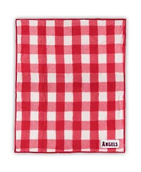 Los Angeles Angels 50" x 60" Buffalo Check Frosty Fleece Blanket