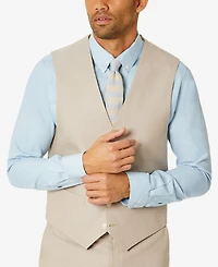 Tommy Hilfiger Men's Modern-Fit Th Flex Stretch Chambray Suit Separate Vest
