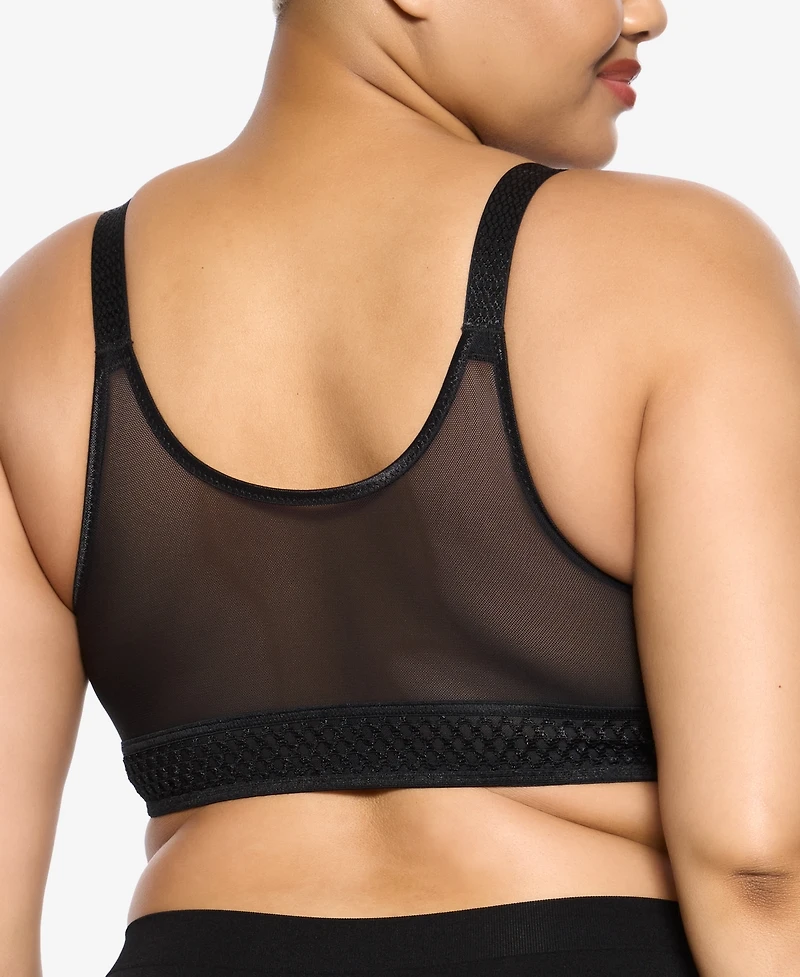 Women's Body Soft Smoothing Front Close T-Shirt Bra