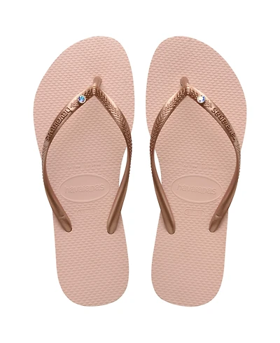 Havaianas Kids Slim Crystal Sw Ii Flip Flop Sandals