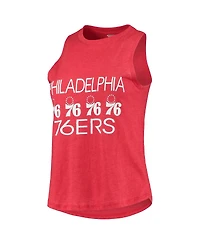 Women's Concepts Sport Royal, Red Philadelphia 76ers Tank Top and Pants Sleep Set