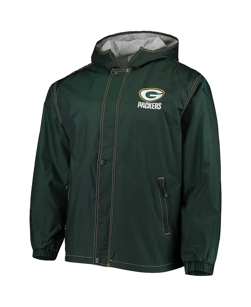 Men's Dunbrooke Green Green Bay Packers Logo Legacy Stadium Full-Zip Jacket
