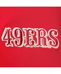 Men's Dunbrooke Scarlet, Black San Francisco 49ers Alpha Full-Zip Hoodie Jacket