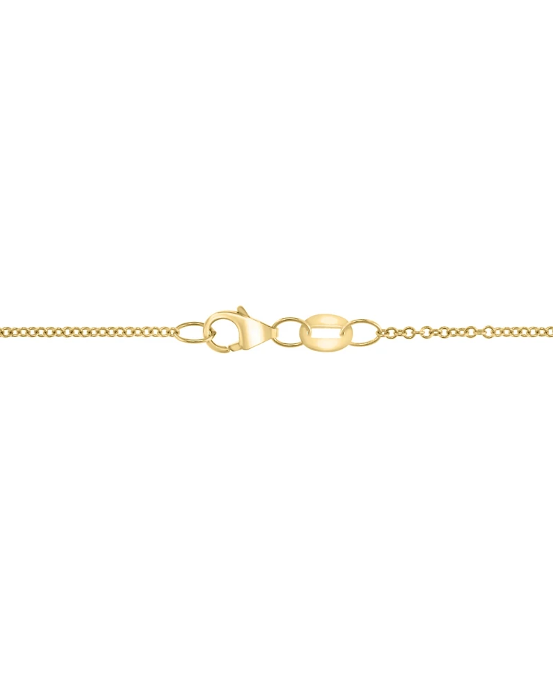 Effy Diamond Pave Heart 18" Pendant Necklace (1/8 ct. t.w.) Sterling Silver or 14k Gold-Plated