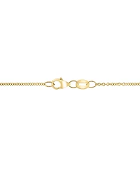 Effy Diamond Pave Heart 18" Pendant Necklace (1/8 ct. t.w.) Sterling Silver or 14k Gold-Plated