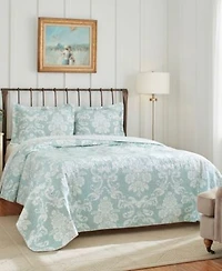 Laura Ashley Venetia Cotton Reversible Quilt Sets