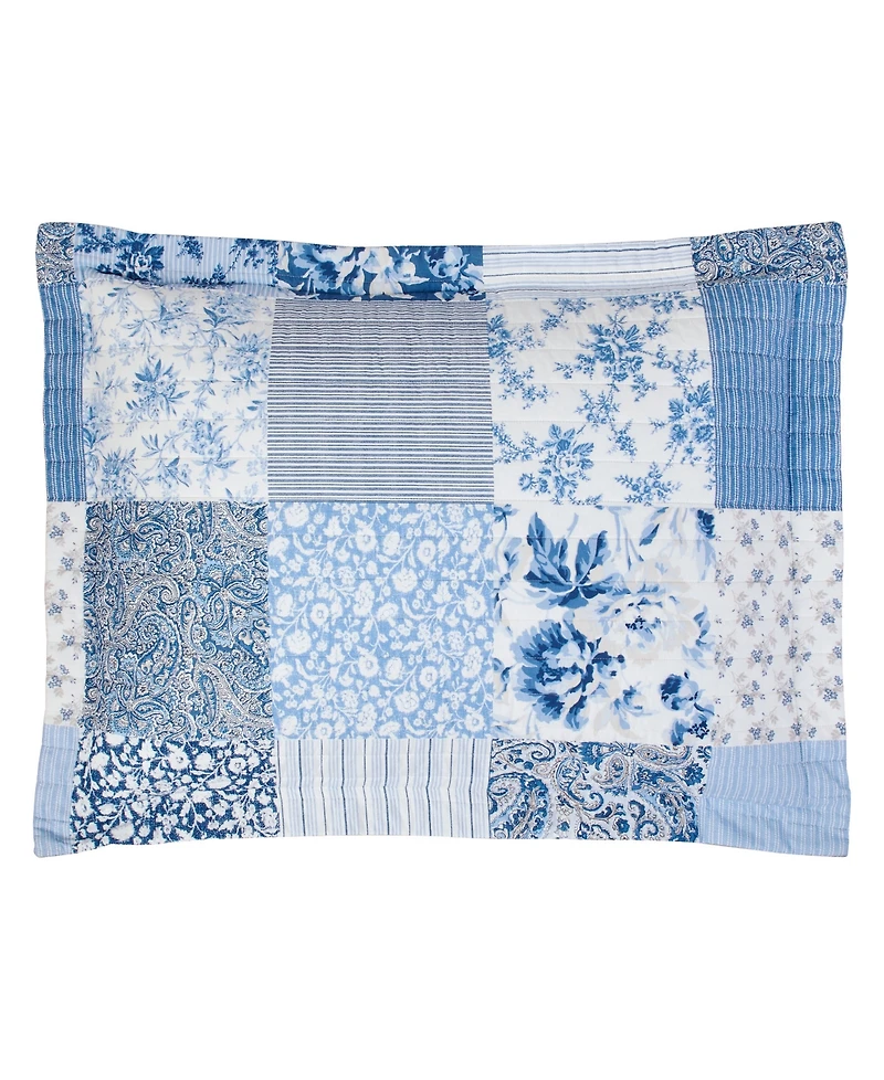 Laura Ashley Paisley Patchwork Reversible 3-Pc. Quilt Set