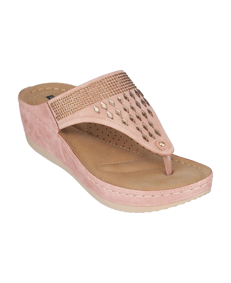 Gc Shoes Women's Kiara Wedge Sandals