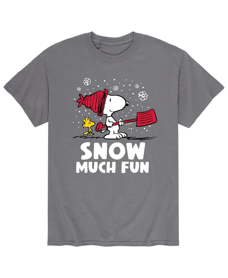 Men's Peanuts Snow Much Fun T-Shirt