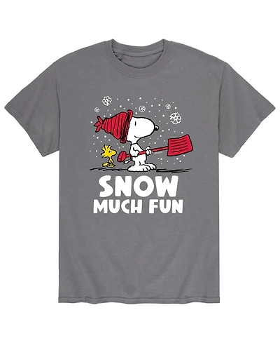 Men's Peanuts Snow Much Fun T-Shirt