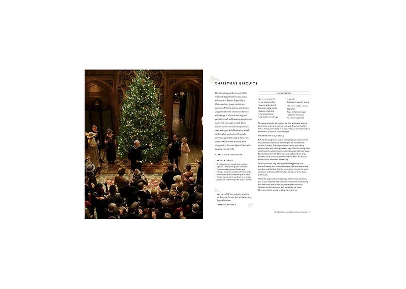 The Official Downton Abbey Christmas Cookbook by Regula Ysewijn
