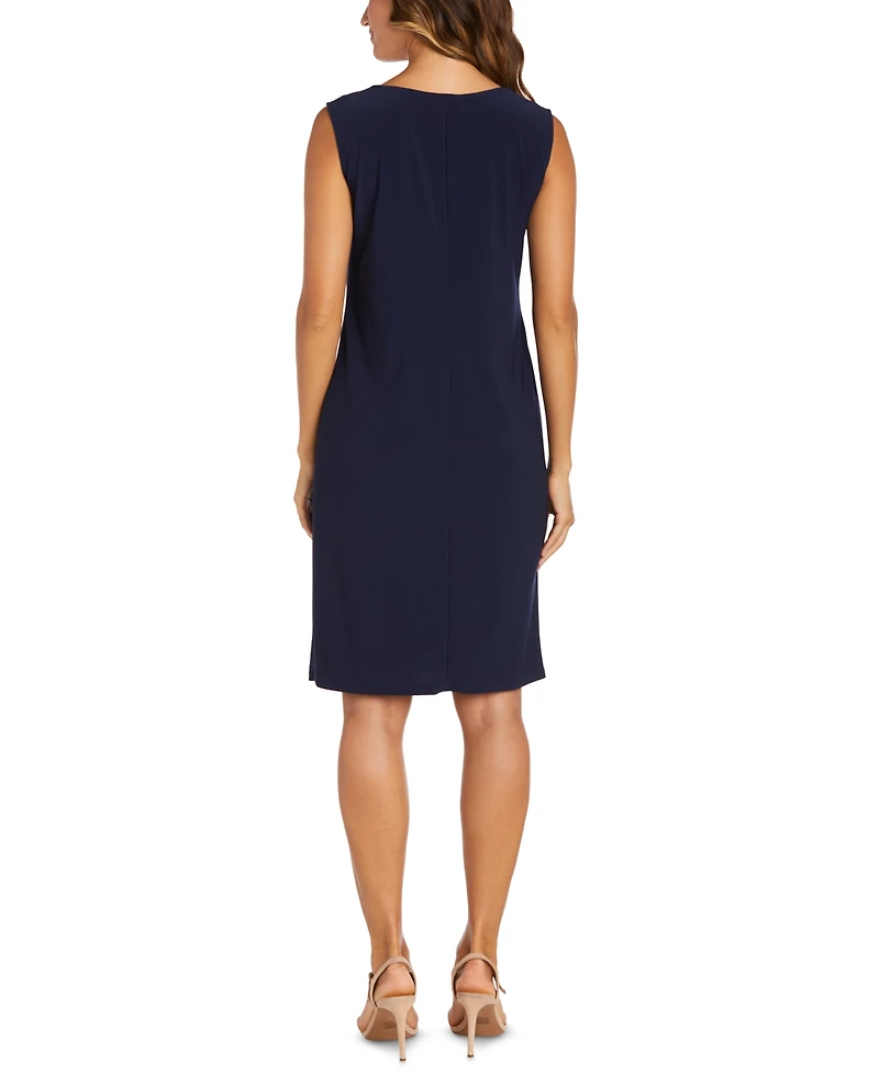 R & M Richards Women's Printed Dress and Jacket