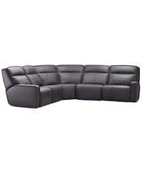 Closeout Dextan Leather Sectional Collection Created For Macys