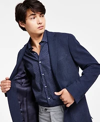Calvin Klein Men's Slim-Fit Wool Textured Sport Coat