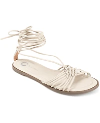 Journee Collection Women's Jess Tie-Up Sandals