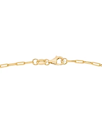 Paperclip Link 20" Chain Necklace in 14k Gold